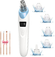 2026 Blackhead Remover Pore Vacuum,Facial Pore Cleaner-5 Suction Power,5 Probes,USB Rechargeable Blackhead Vacuum Kit Electric Pore Vacuum Tool for Adult
