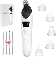 2026 Blackhead Remover Pore Vacuum,Facial Pore Cleaner-5 Suction Power,5 Probes,USB Rechargeable Blackhead Vacuum Kit Electric Pore Vacuum Tool for Adult