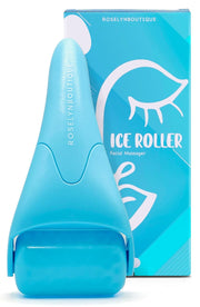 ROSELYNBOUTIQUE Ice Roller for Face & Gua Sha Facial Tools - Wrinkles Fine Lines Puffiness Massager Facial Skin Care Tools Self Care Gifts for Men Women (Green)