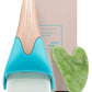 ROSELYNBOUTIQUE Ice Roller for Face & Gua Sha Facial Tools - Wrinkles Fine Lines Puffiness Massager Facial Skin Care Tools Self Care Gifts for Men Women (Green)