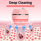 Face Cleansing Brush, Waterproof Silicone Facial Cleansing Brush, 6 Modes, 3 Light Effect, Rechargeable Electric Exfoliator Deep-Clean Scrubber for Women and Men