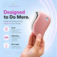 ProSculpt Heated Gua Sha Facial Massager – Electric Guasha Tool for Face Sculpting, Relaxation & Skincare | Soothing Vibration Facial Massage Tool with Contoured Design (Rose Gold)