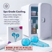 Plum Beauty Facial Cooling Globes, Cool Massage Tools for Reduces Puffiness