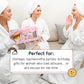 grace & stella Award Winning Skin Care Set - Birthday Gifts for Women, Travel Size Toiletries with Eye Masks, Hyaluronic Acid Serum, Lip Balm & More, Gift Baskets for Women, Vegan Self Care