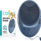 COSLUS Facial Cleansing Brush Face Scrubber : Portable Silicone Waterproof Rechargeable Face Wash Brush, 5 Cleansing Modes, Electric Deep Cleaning for Men & Women, Removing Blackhead (Light Purple)