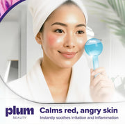Plum Beauty Facial Cooling Globes, Cool Massage Tools for Reduces Puffiness