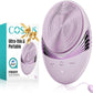 COSLUS Facial Cleansing Brush Face Scrubber : Portable Silicone Waterproof Rechargeable Face Wash Brush, 5 Cleansing Modes, Electric Deep Cleaning for Men & Women, Removing Blackhead (Light Purple)