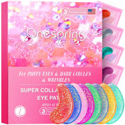 Onespring Under Eye Patches (24 Pairs) - Eye Masks for Wrinkles, Puffy Eyes, Dark Circles, Eye Bags, Under Eye Mask for Refreshing, Revitalizing, Gifts for Mom, Birthday Gift for Teenage Girls