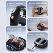 Hot Compress Electric Fascia Ring Portable Full-Body Electric Body Slimming Machine Muscle Relaxation Adjustable Speed